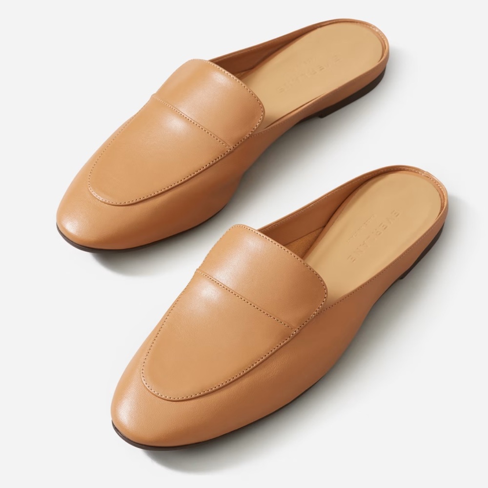 Everlane Tan Leather Loafers